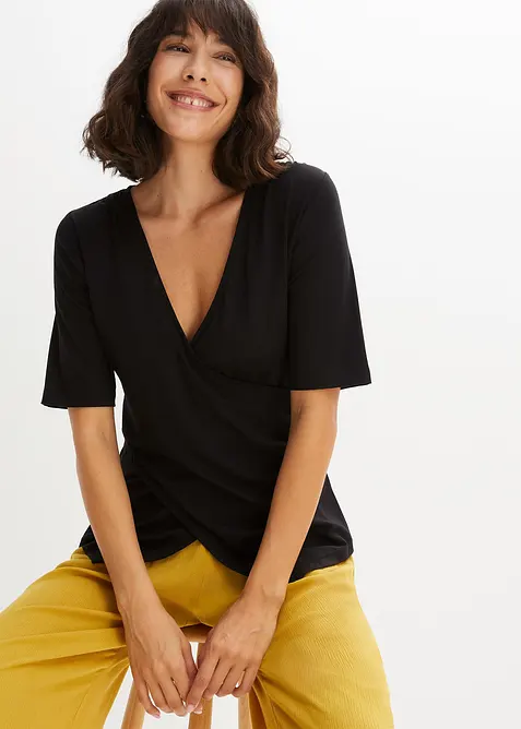 Tričko z měkké viskózové směsi, bonprix