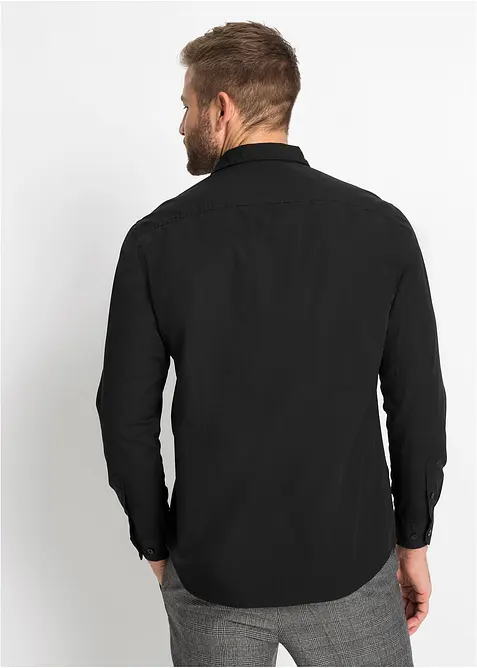 Košile s dlouhým rukávem, z čisté bavlny, bonprix