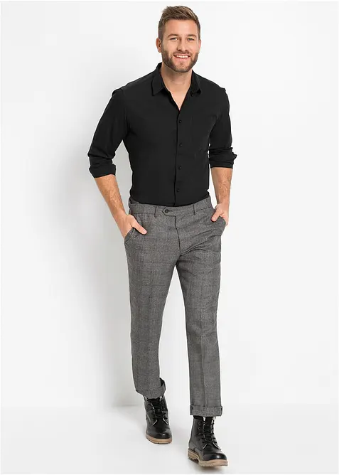 Košile s dlouhým rukávem, z čisté bavlny, bonprix