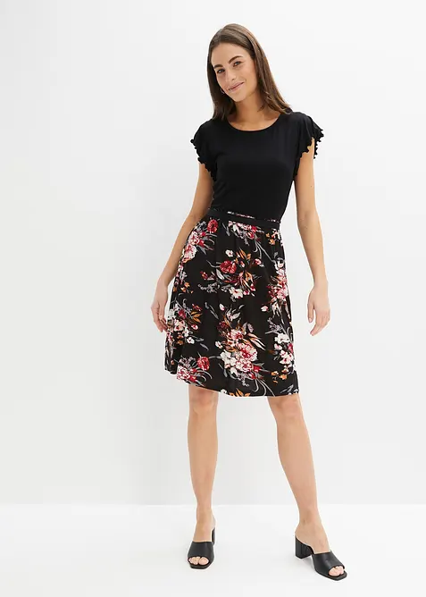 Žerzejové šaty z viskózové směsi, bonprix