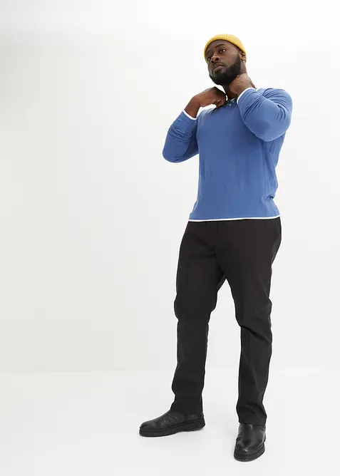 Tričko 2 v 1, dlouh&yacute; ruk&aacute;v (2 ks v balen&iacute;), bonprix