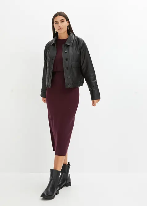 Pletená souprava se šaty (2dílná souprava), bonprix