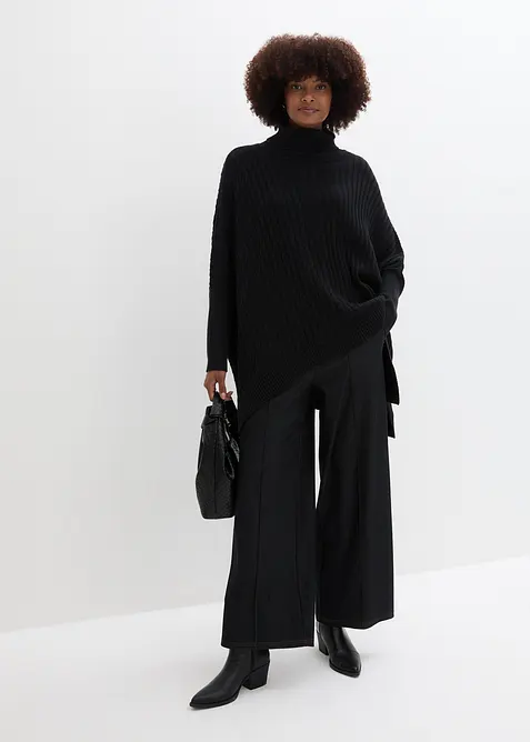 Oversize svetr ve stylu ponča, bonprix