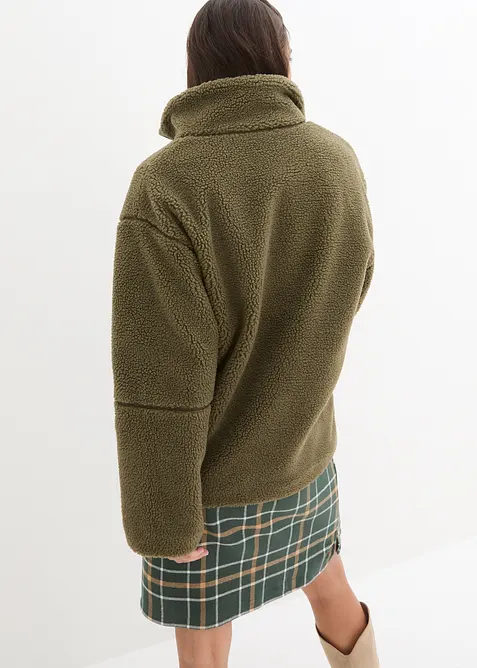 Bunda z medv&iacute;dkov&eacute;ho fl&iacute;su, s pod&scaron;&iacute;vkou, bonprix