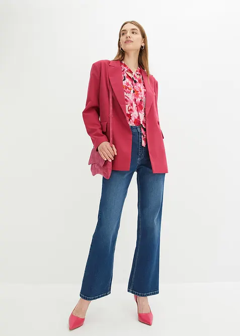 Džíny Wide Leg, High Waist, bonprix