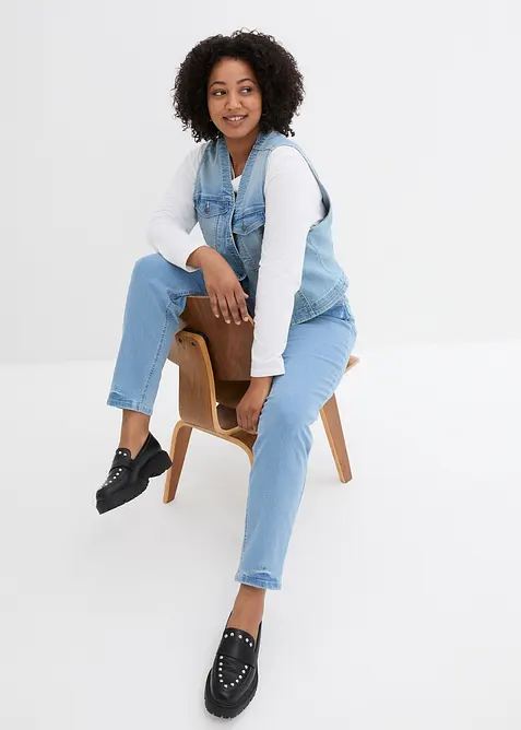 Strečové džíny Mom, High Waist, bonprix