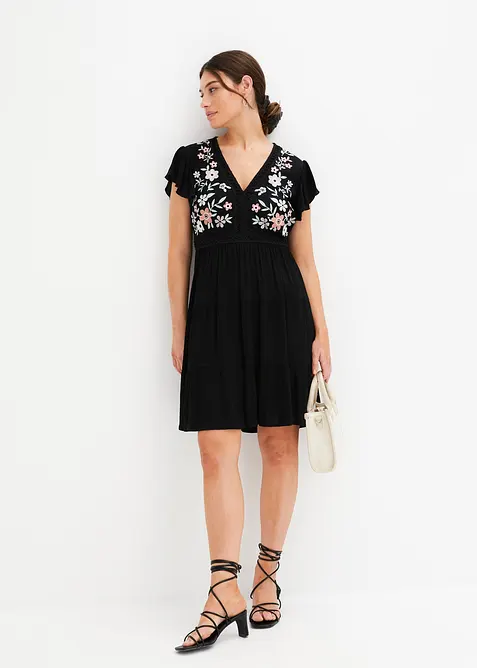 Minišaty s výšivkou, bonprix