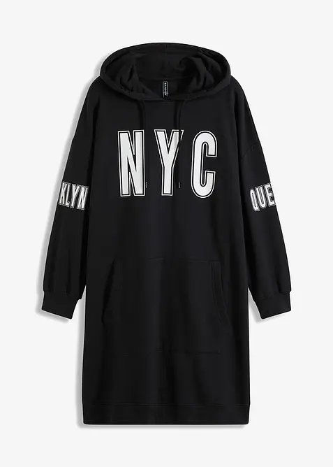 Mikinové šaty z čisté organické bavlny, bonprix