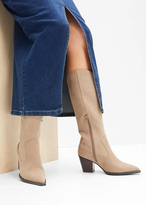 Kovbojské kozačky s výšivkou, bonprix