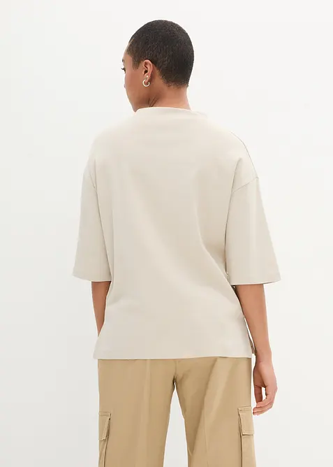 Oversize triko z čisté organické bavlny, bonprix