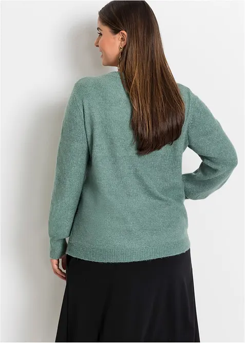 Svetr s bal&oacute;nov&yacute;mi ruk&aacute;vy, bonprix