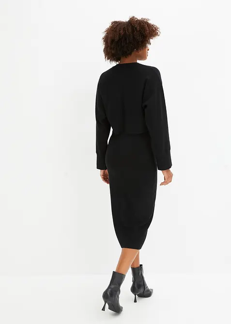 Pletená souprava se šaty (2dílná souprava), bonprix