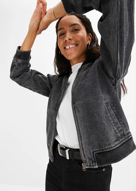 Dž&iacute;nov&yacute;  bluzon, bonprix