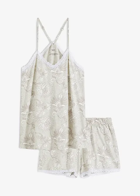 Krátké pyžamo z bavlny, bonprix