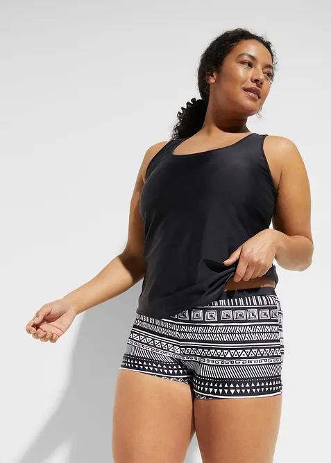 Tankiny s bikinovým živůtkem (3dílná souprava), bonprix