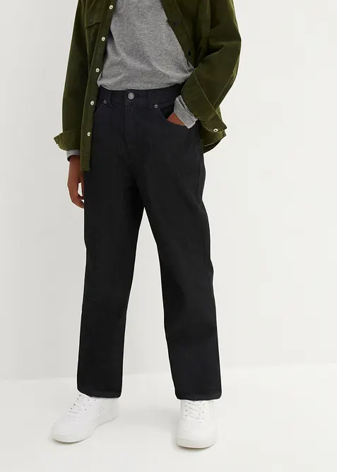 Džíny Extra Loose Fit, s nastavitelným pasem, Straight, bonprix