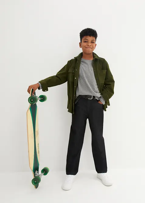 Džíny Extra Loose Fit, s nastavitelným pasem, Straight, bonprix