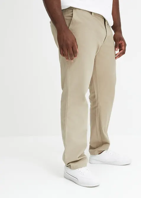 Chino kalhoty z čist&eacute; bavlny Regular Fit, Straight, bonprix