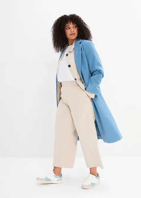 Kalhoty Culotte z čist&eacute; organick&eacute; bavlny, bonprix