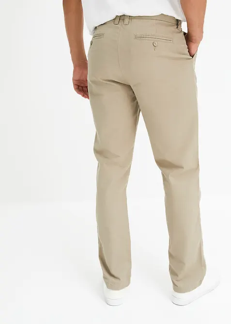 Chino kalhoty z čist&eacute; bavlny Regular Fit, Straight, bonprix