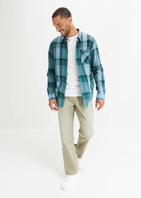 Flanelov&aacute; ko&scaron;ile, dlouh&yacute; ruk&aacute;v, bonprix