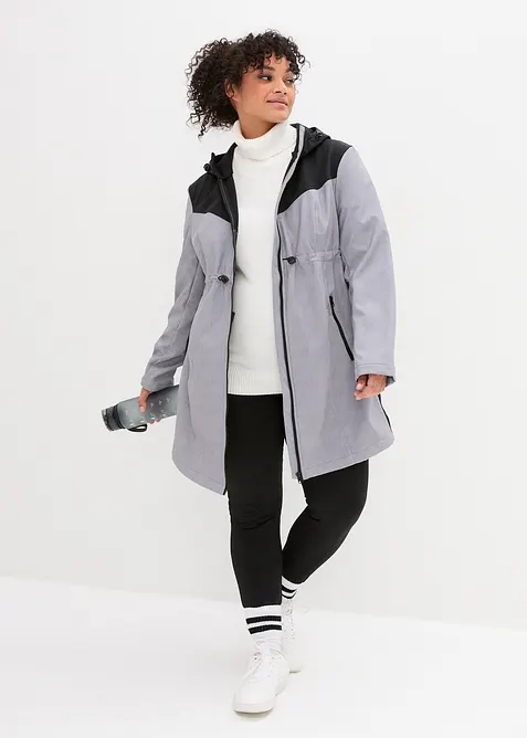 Kr&aacute;tk&yacute; softshellov&yacute; těhotensk&yacute;/nosic&iacute; kab&aacute;t, bonprix