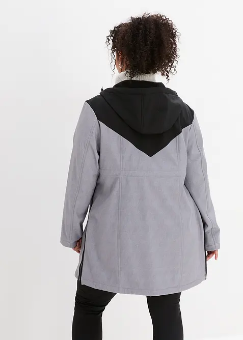 Kr&aacute;tk&yacute; softshellov&yacute; těhotensk&yacute;/nosic&iacute; kab&aacute;t, bonprix