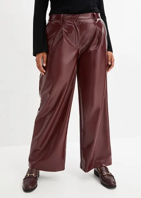 Kalhoty z umělé kůže, bonprix