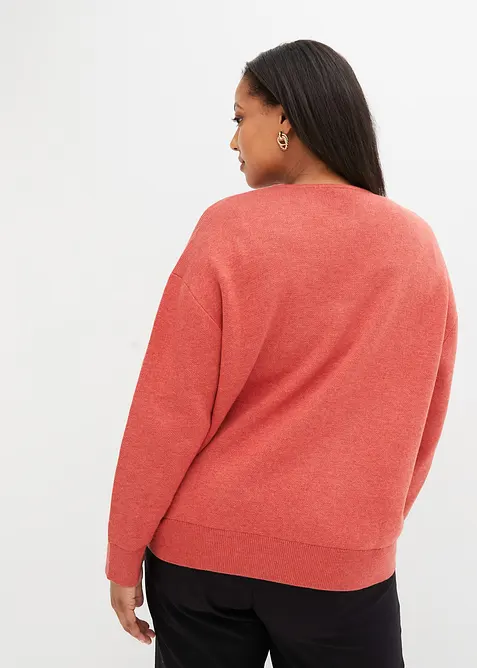 Oversized pletený kabátek, bonprix