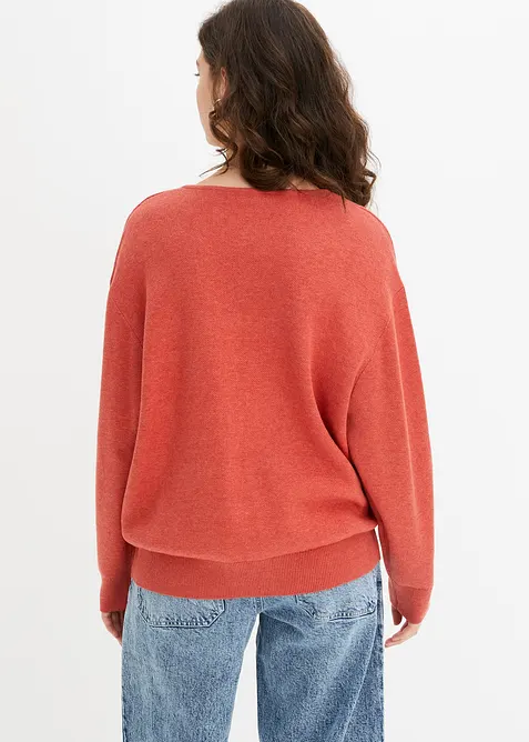 Oversized pletený kabátek, bonprix