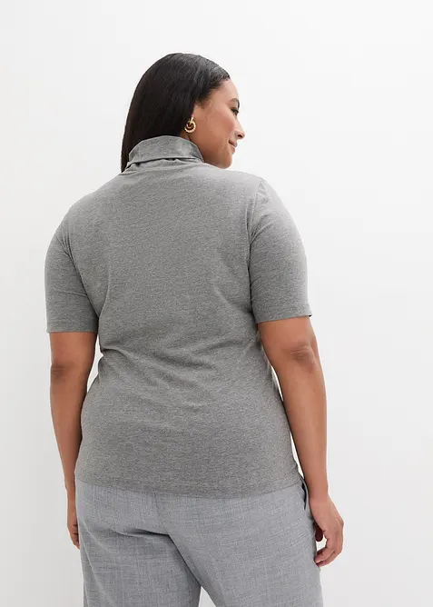 Triko s rol&aacute;kov&yacute;m l&iacute;mcem, bonprix