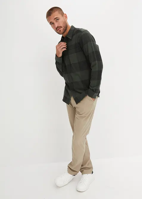 Flanelová košile s dlouhým rukávem, z měkké bavlny, bonprix