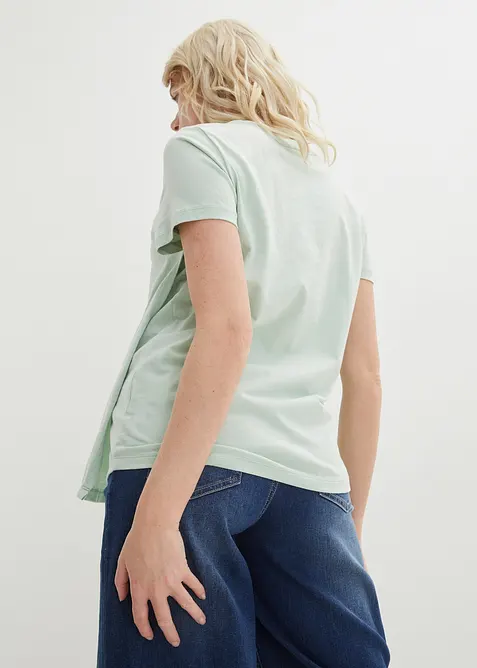 Těhotensk&eacute;/kojic&iacute; tričko z organick&eacute; bavlny (2 ks v balen&iacute;), bonprix