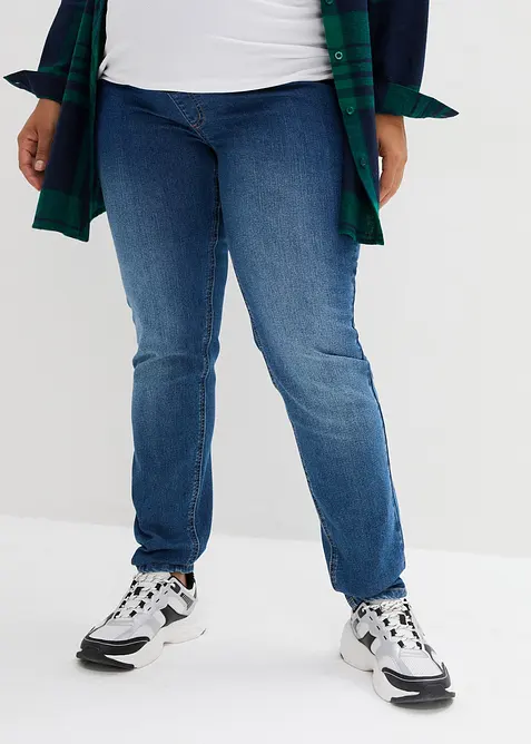 Těhotensk&eacute; jeggings s bavlnou (2 ks), Skinny, bonprix
