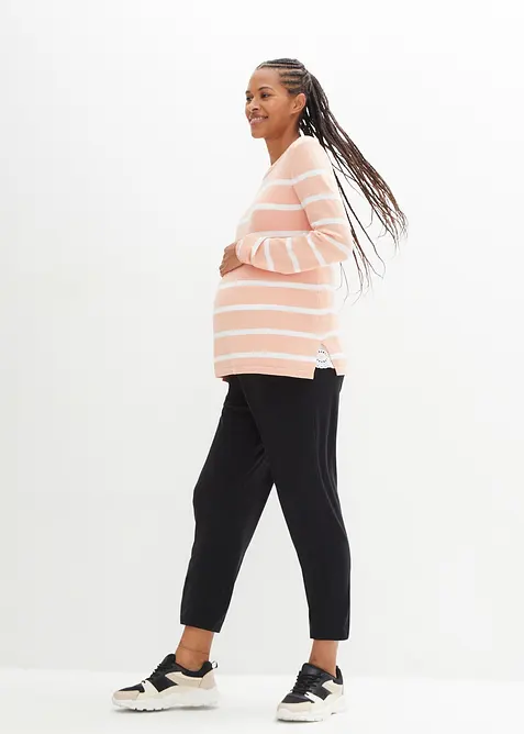 Těhotenské harémové kalhoty ze žerzeje, Loose Fit, bonprix