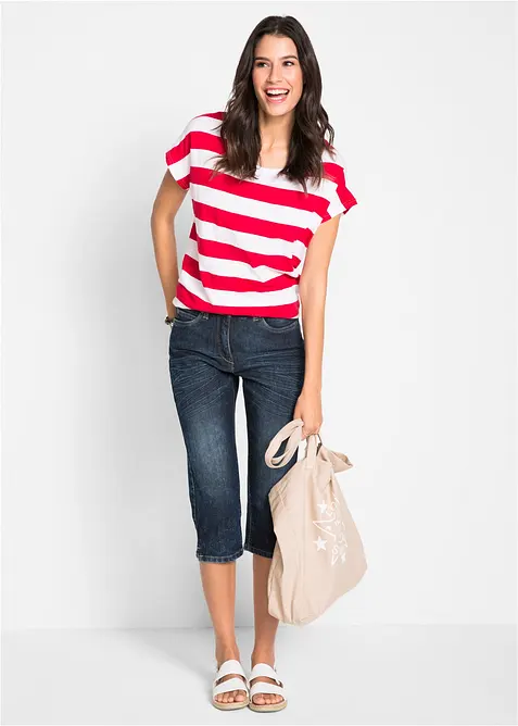 Strečové džíny Straight, Mid Waist, bonprix