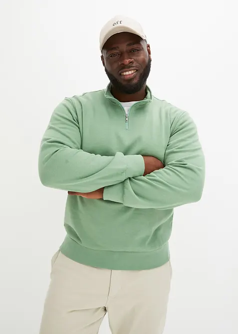 Mikina s límcem na zip, bonprix