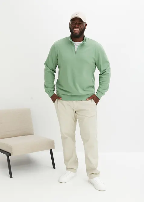 Mikina s límcem na zip, bonprix