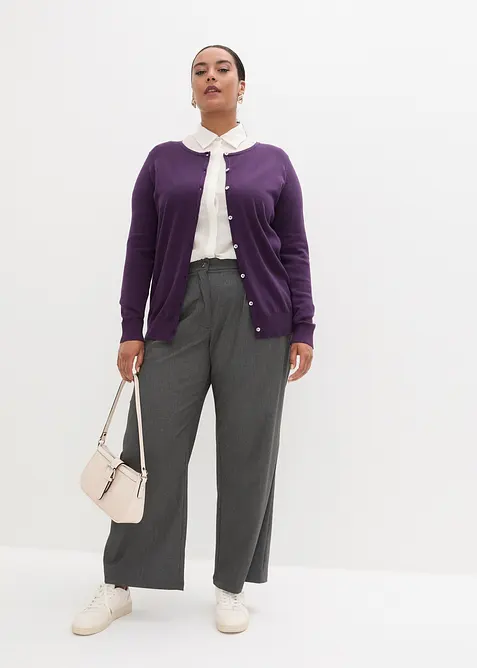 Přiléhavý kabátek z jemné pleteniny, bonprix