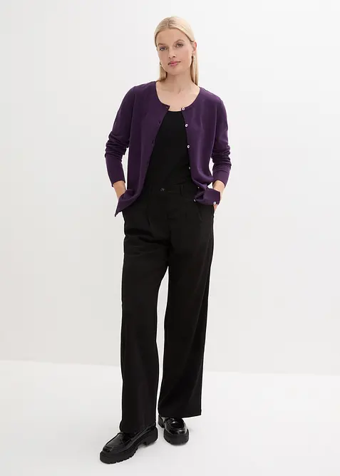 Přiléhavý kabátek z jemné pleteniny, bonprix