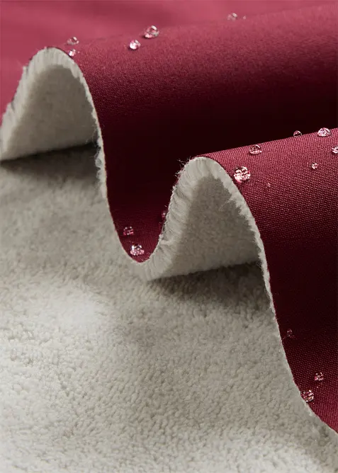 Funkční softshellová dlouhá bunda s plyšovým flísem, vodoodpudivá, bonprix