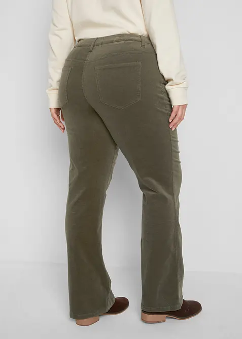 Strečov&eacute; man&scaron;estrov&eacute; kalhoty, Bootcut, bonprix