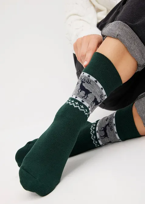 Termo ponožky, unisex (4 p&aacute;ry v balen&iacute;), bonprix