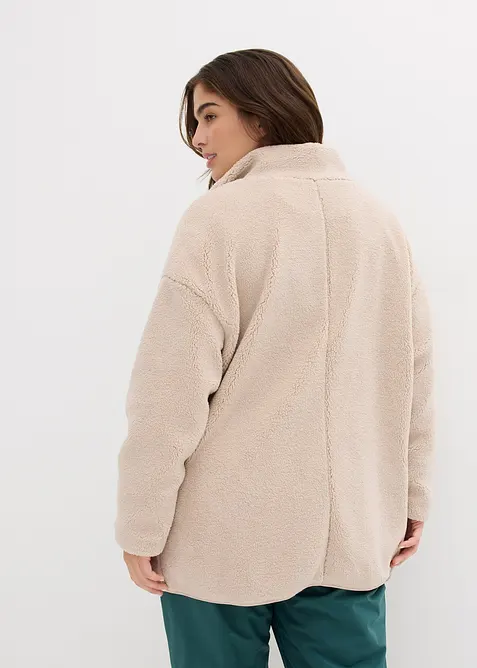 Bunda z ply&scaron;ov&eacute;ho fl&iacute;su, bonprix