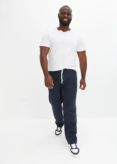 Sportovní kalhoty s kontrastními detaily, Loose Fit (2 ks v balení), bonprix