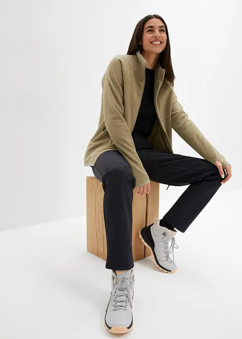 Strečové softshellové funkční kalhoty s pohodlným pasem, vodoodpudivé, bonprix