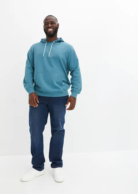 Mikina s kapuc&iacute;, v pohodln&eacute;m střihu, bonprix