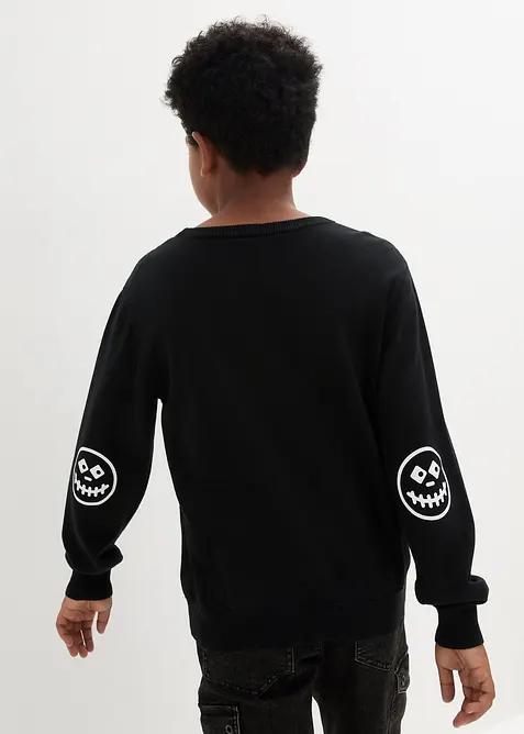 Svetr z jemného úpletu z čisté bavlny, bonprix