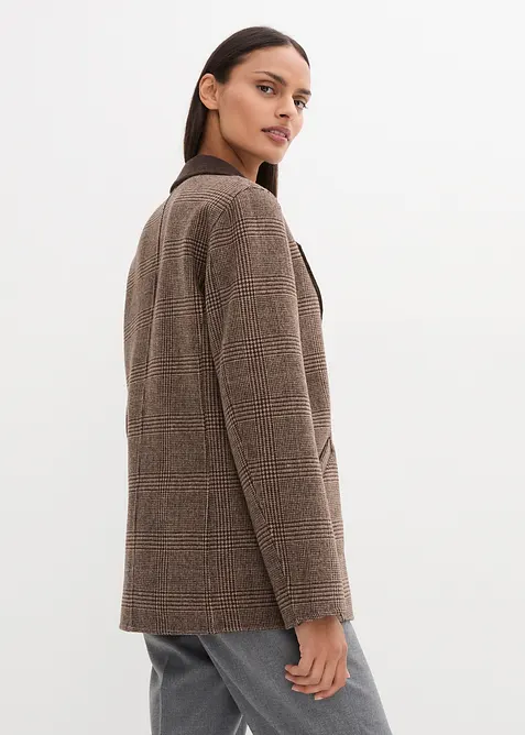 Oboustranný vlněný blejzr s glenčekový vzorem, bonprix