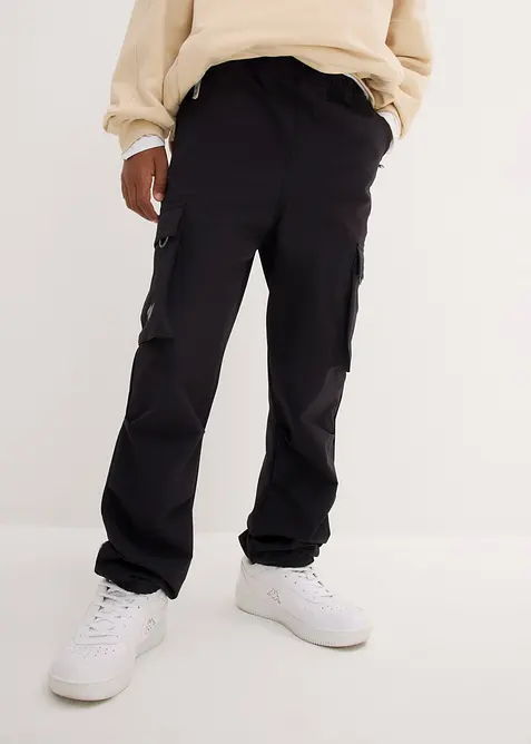 Voděodolné softshellové cargo kalhoty se strečem, s nastavitelnou šířkou, bonprix